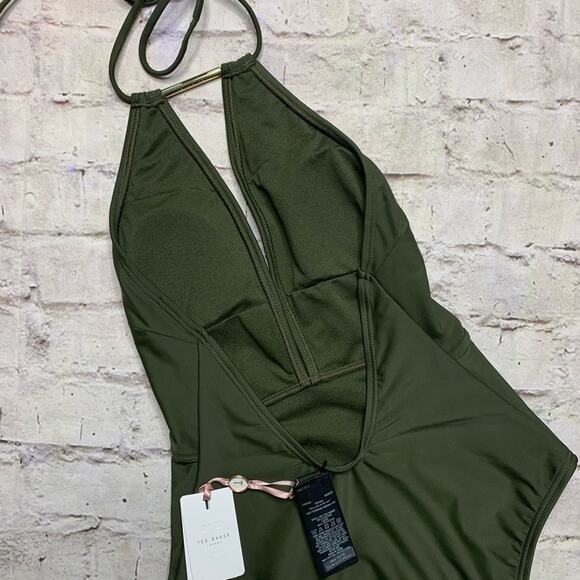 Ted Baker Pikaa Halter Top Swimsuit - Picture 5 of 7